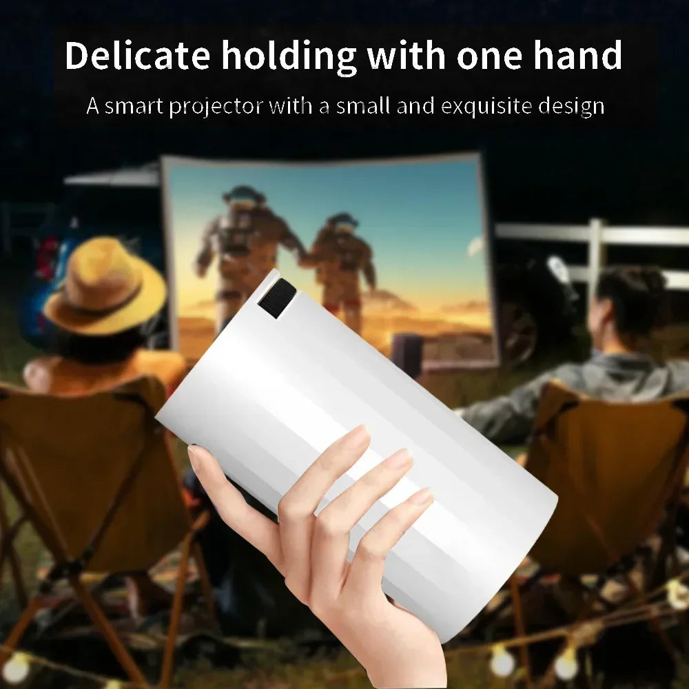 Portable  4K Pro Projector (mini) 1080P Android Outdoor Video Game Mobile Pocket Phone Cinema Wifi BT Car